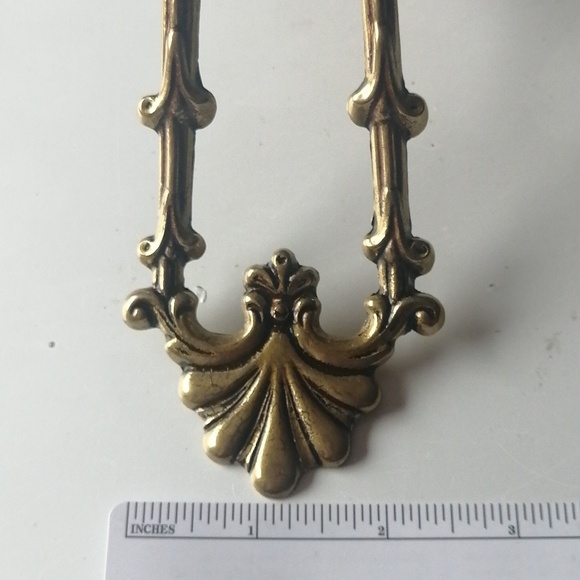 Vintage Brass Hooks Curtain Tie Drapery Holdbacks Wall Mounted Home Decor (2pcs) - Picture 11 of 11